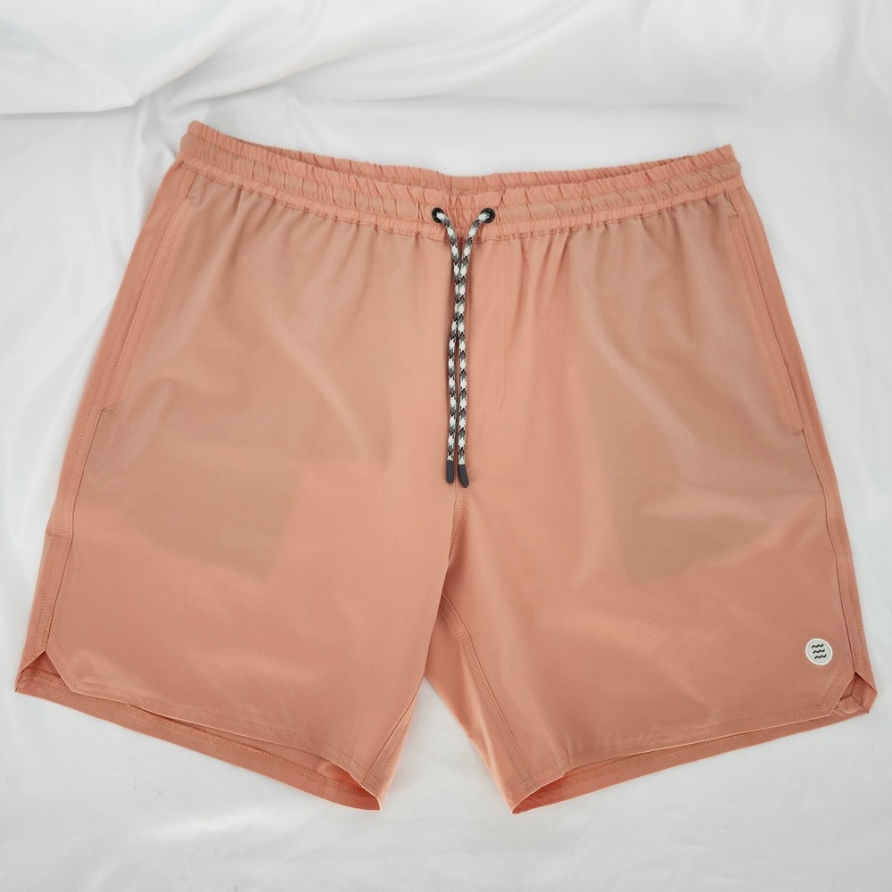 Free Fly Mens Andros Trunk Size XL Orange Dusk UPF50+ Swim Short Performance NWT